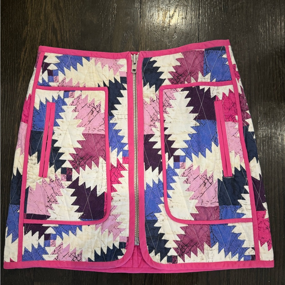 Isabel Marant Pink Multicolor Mini Skirt